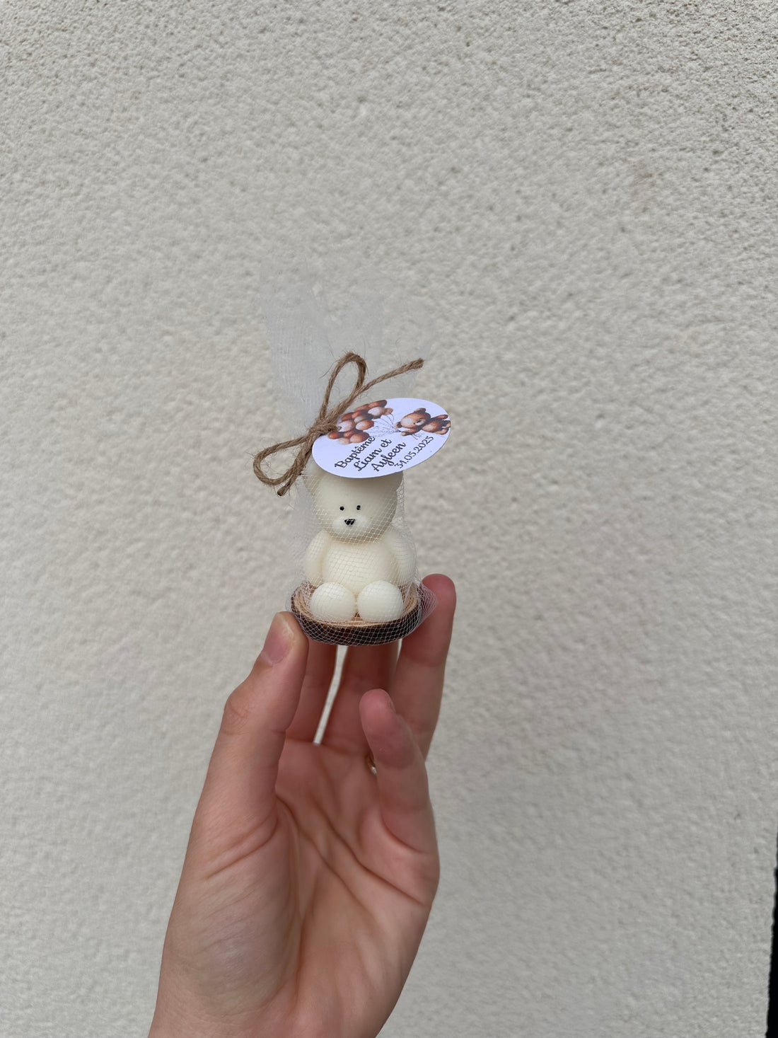 Petite bougie ourson