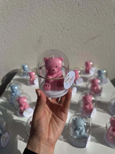 La moyenne bougie ourson