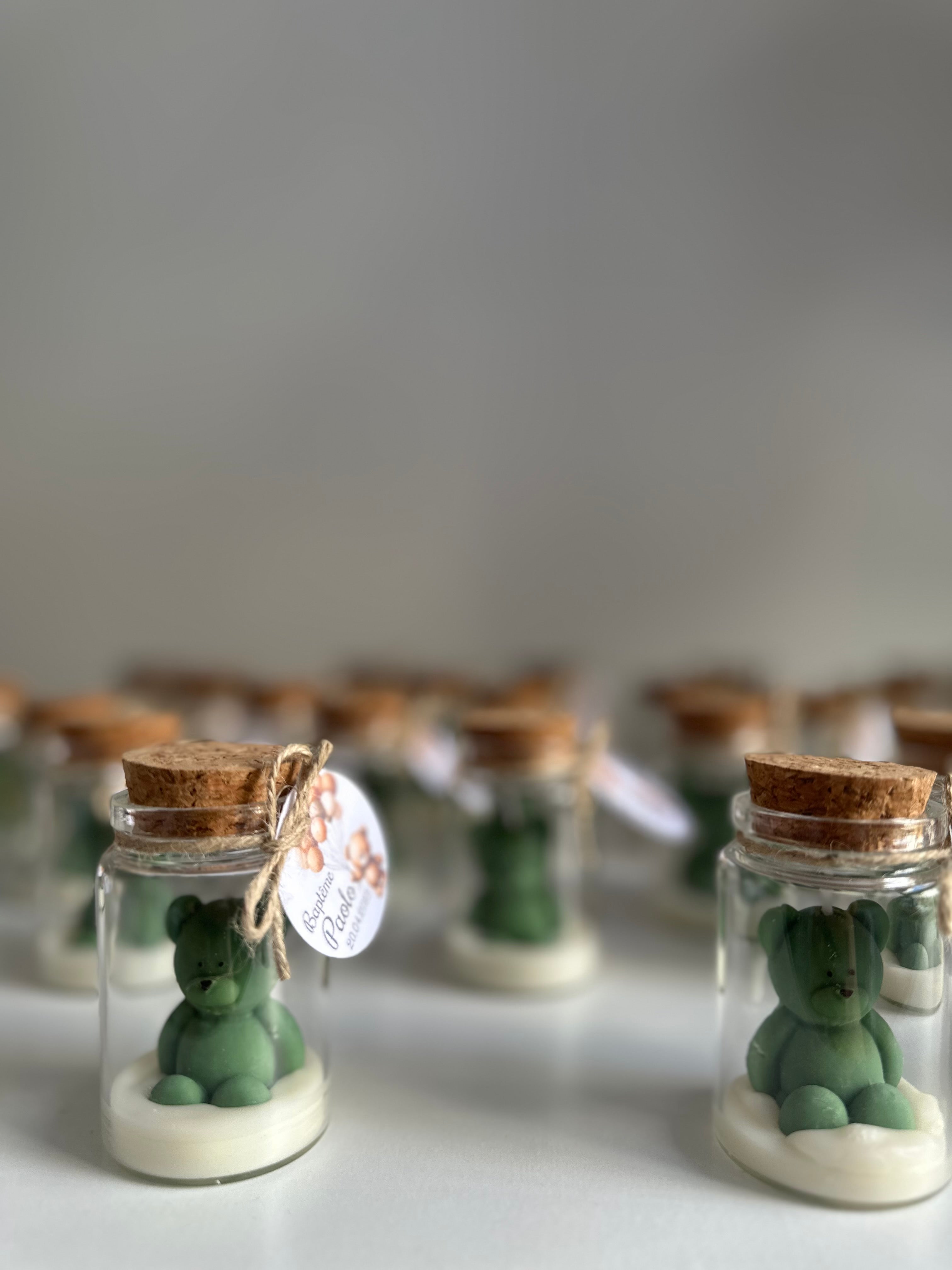 La bougie ourson en pot