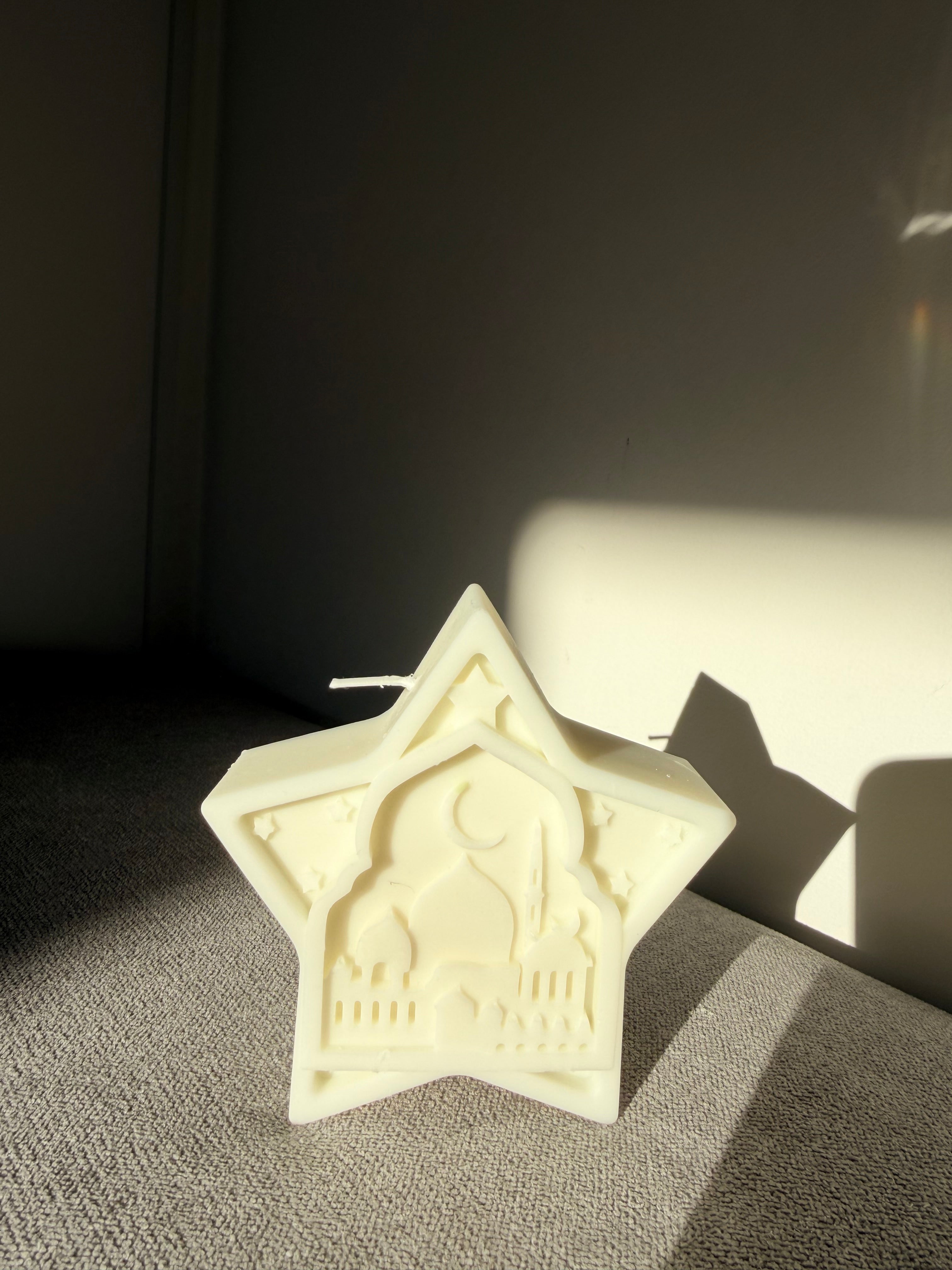 Bougie Étoile – Nuit de Ramadan