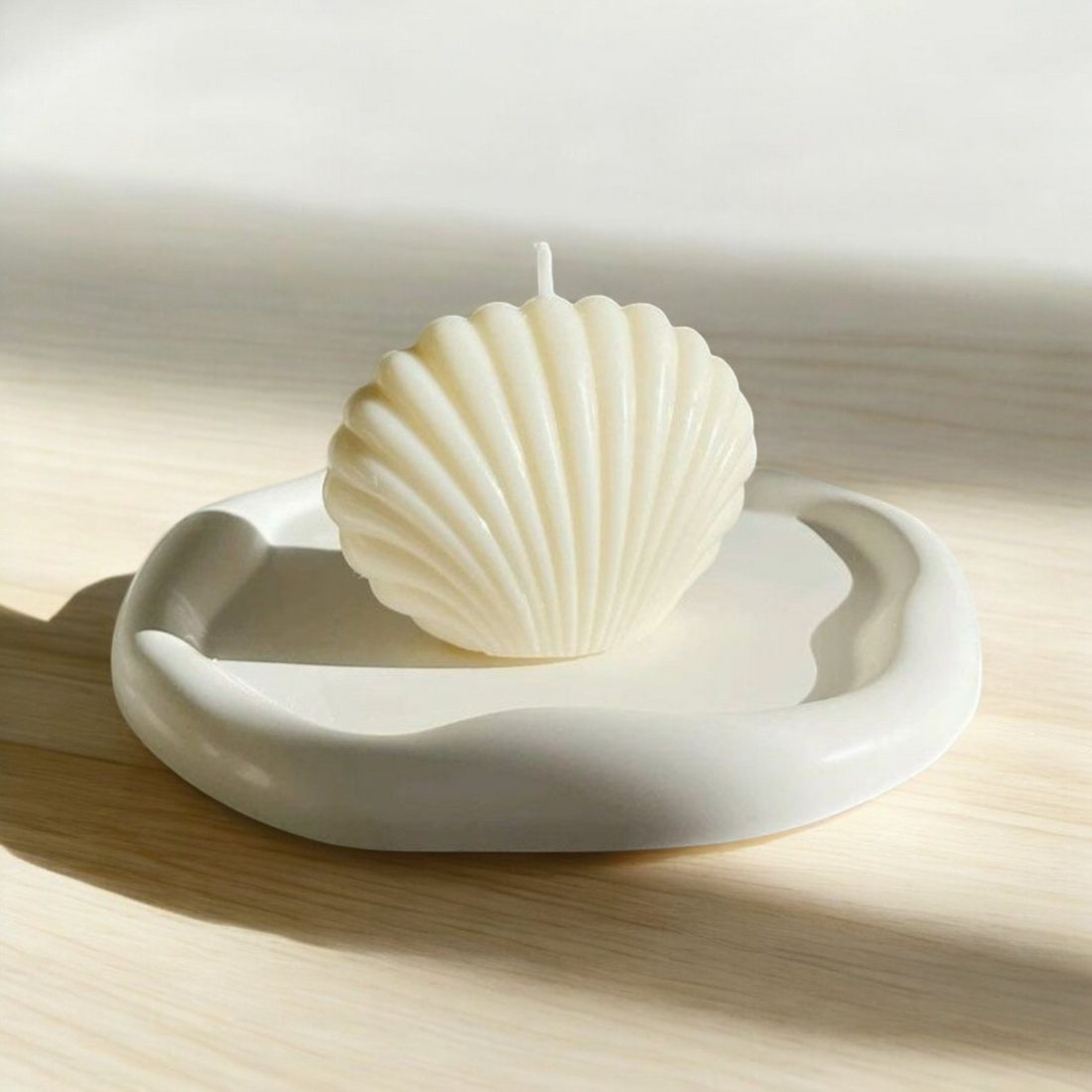 Bougie coquillage