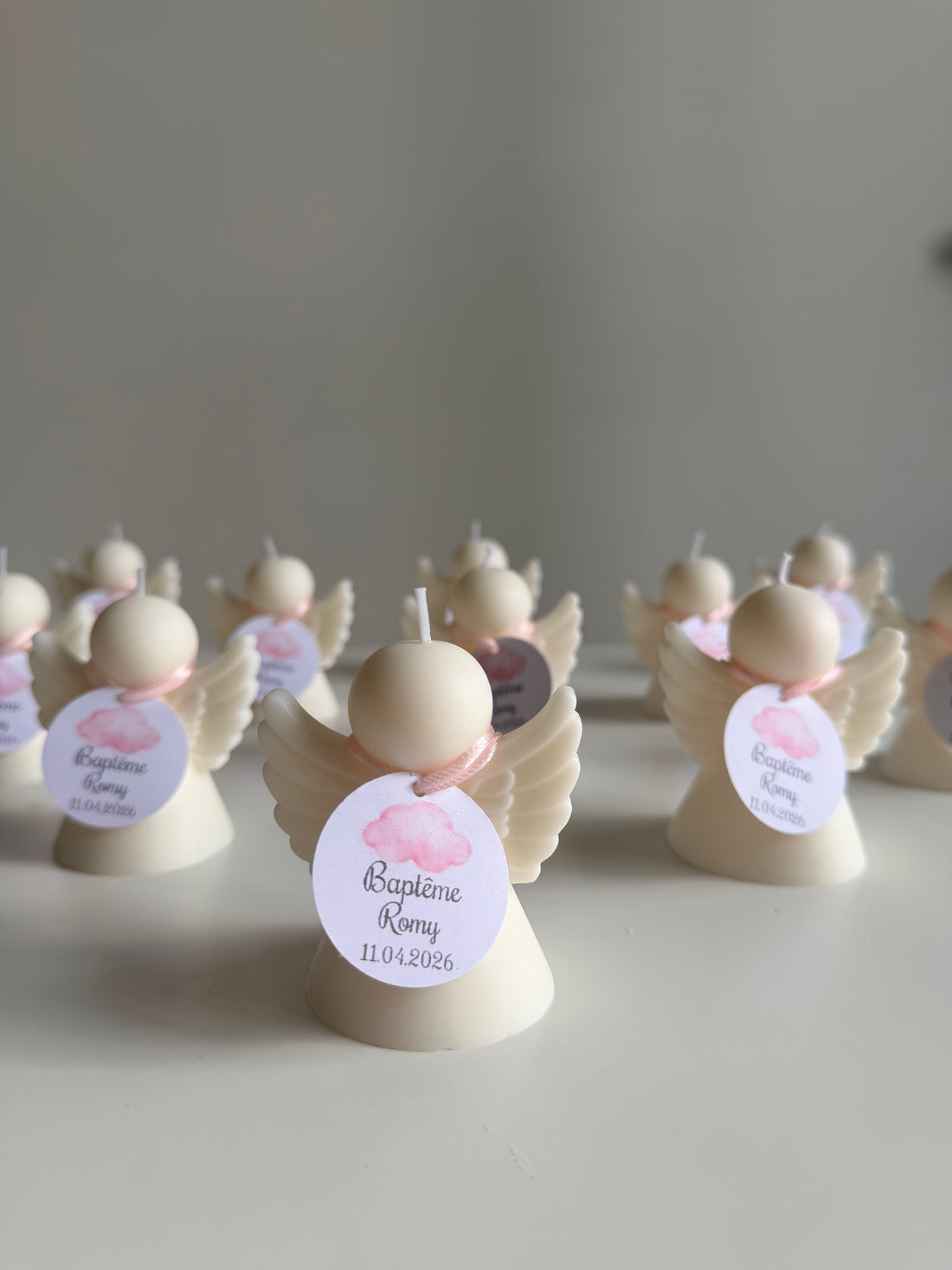 Ange avec étiquette personnalisée