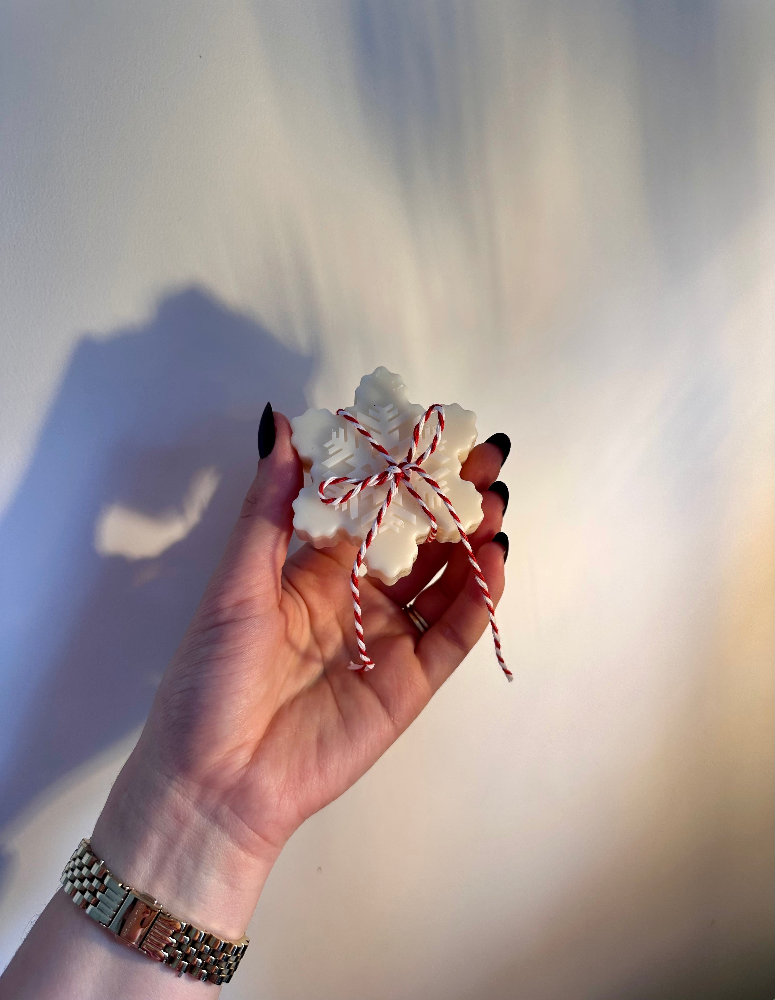 La bougie flocon de neige