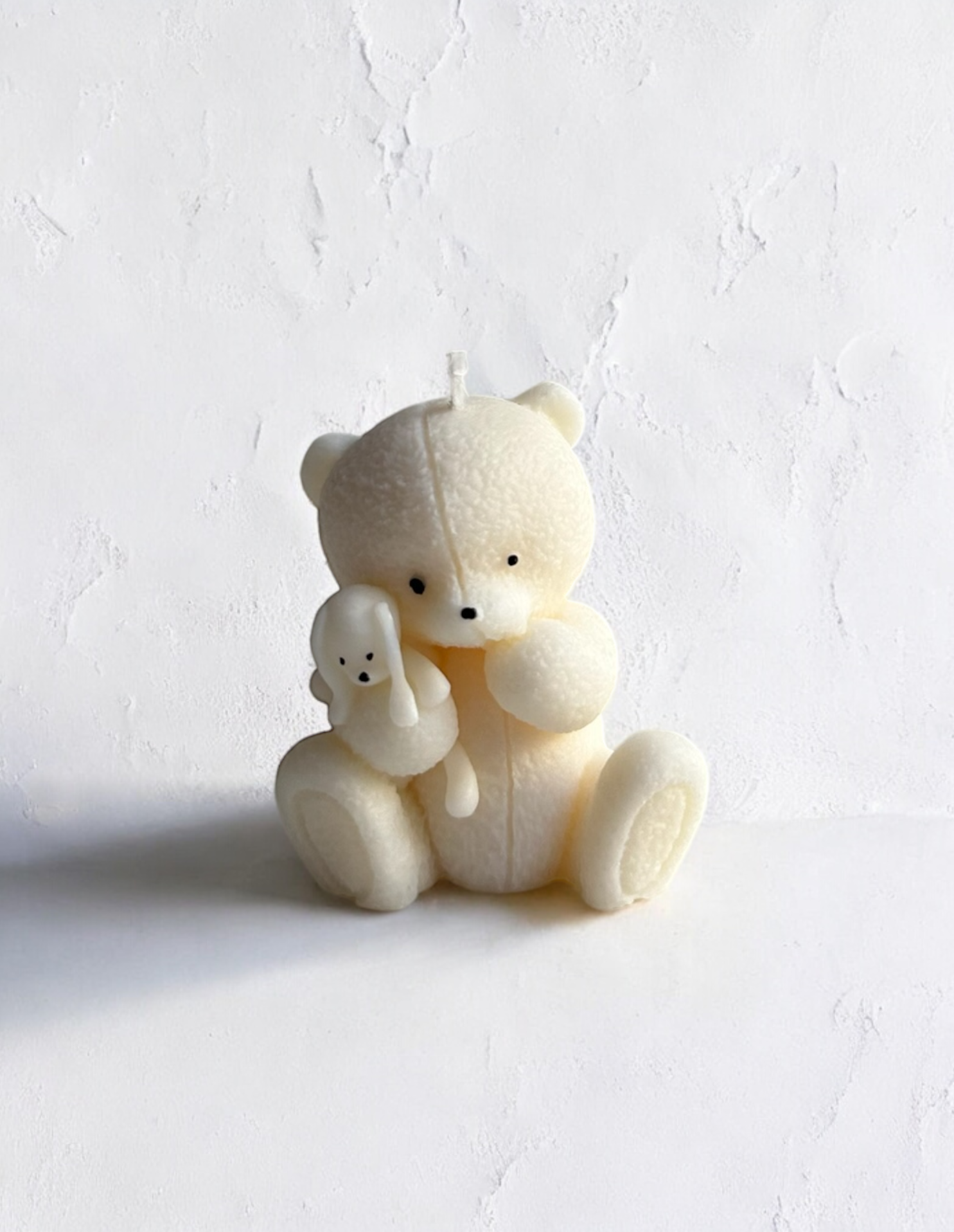 La bougie ourson et son doudou