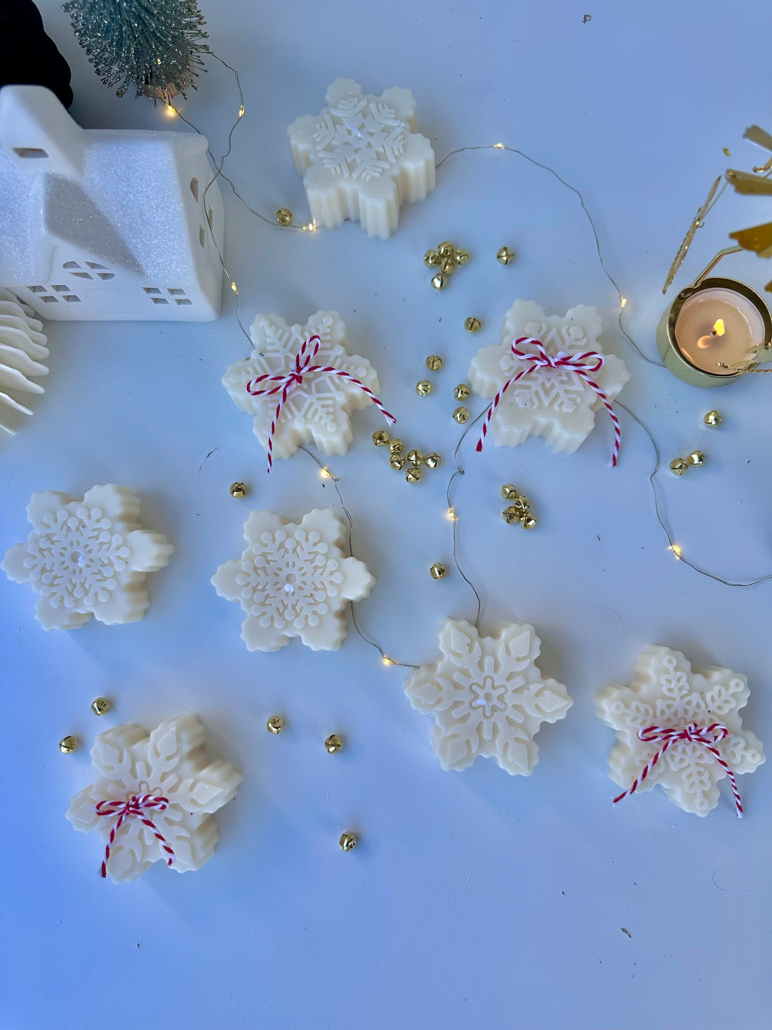 La bougie flocon de neige