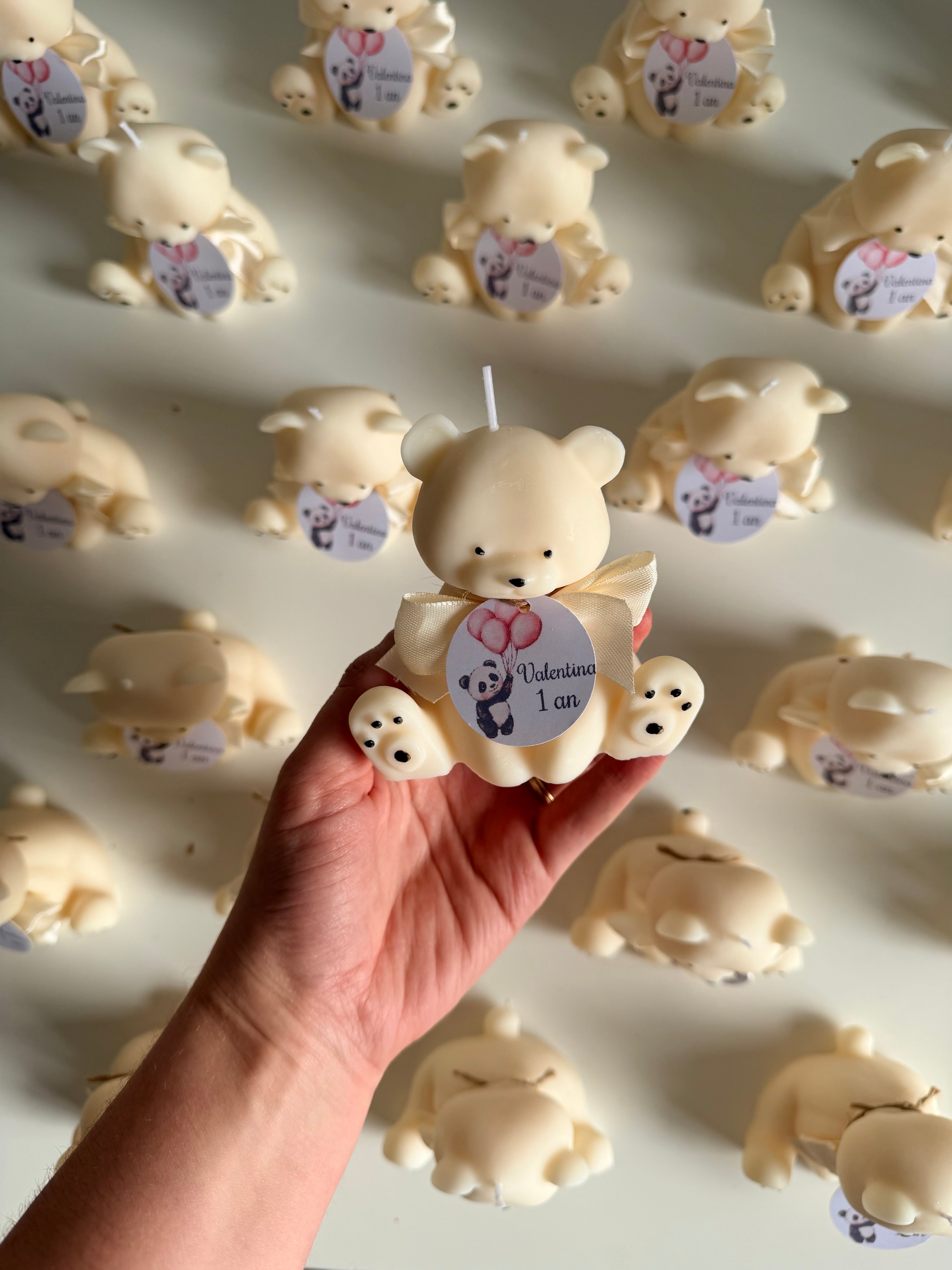 La grande bougie ourson