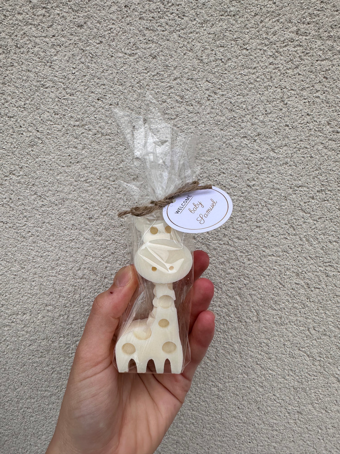 La bougie girafe