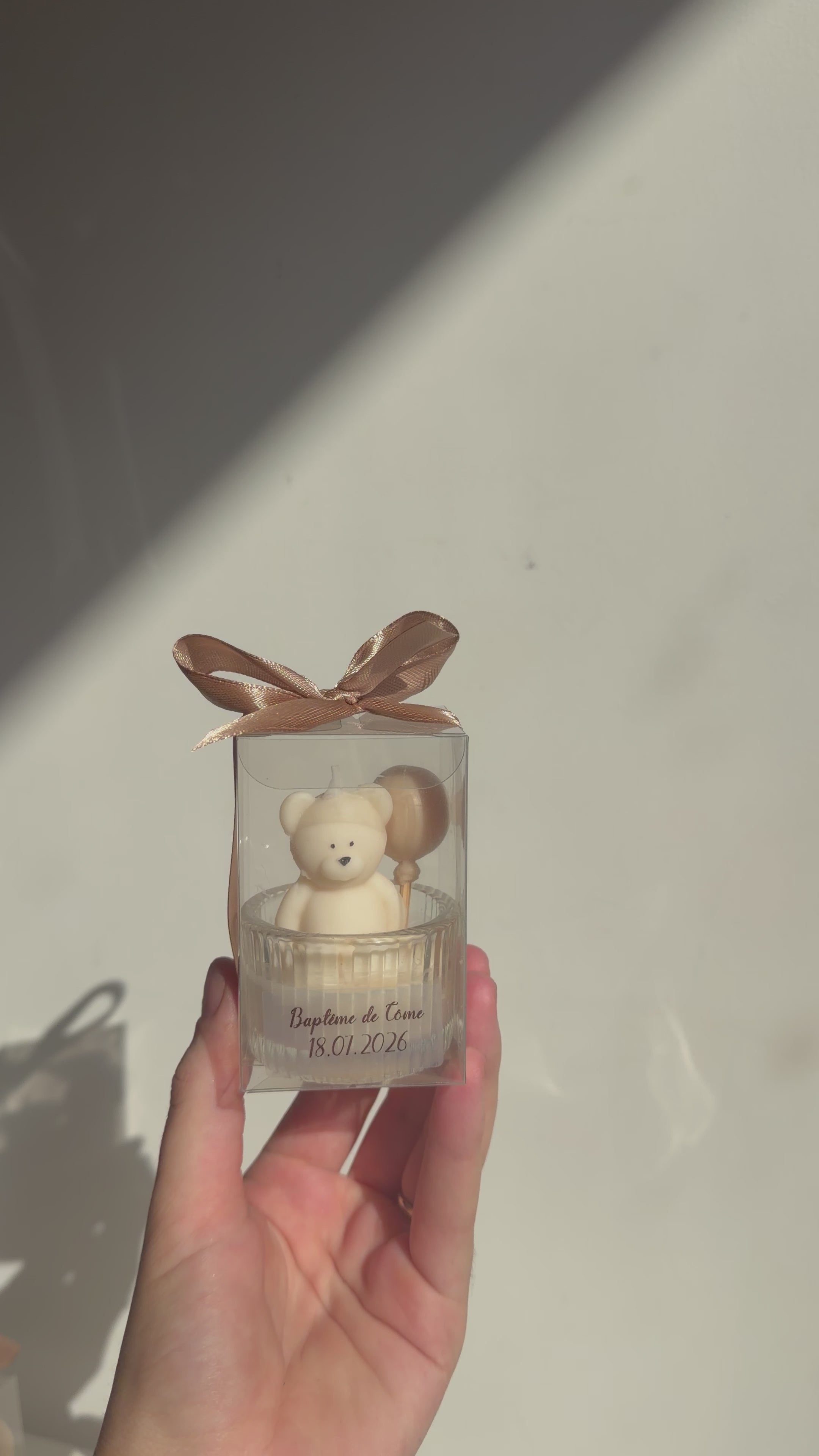 Bougie ourson ballon 🎈 🧸